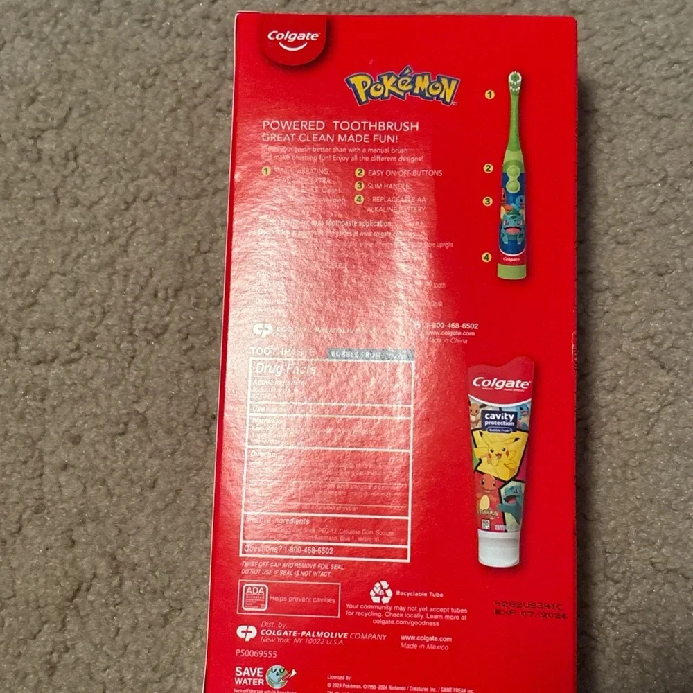 Pokemon Colgate Brushtastic Gift Pack Target Exclusive New In Box